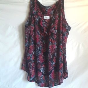 Paisley print tank top by Avenue 22/24